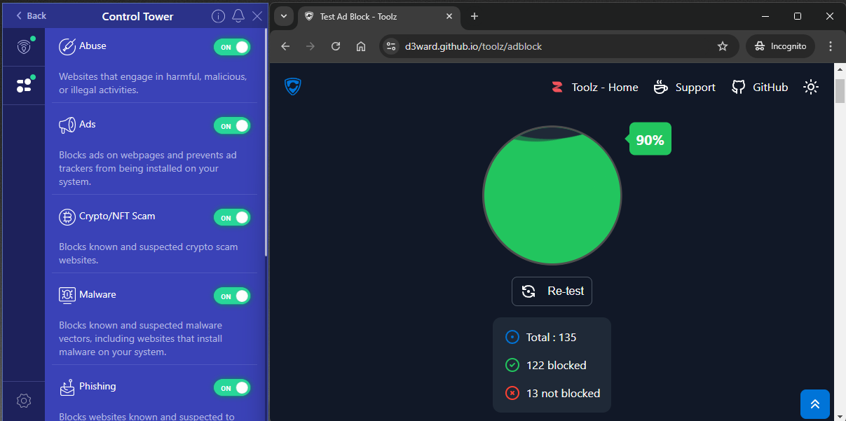 Adblocker test